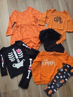 12m Cat And Jack/Carters Fall/ Halloween Bundle